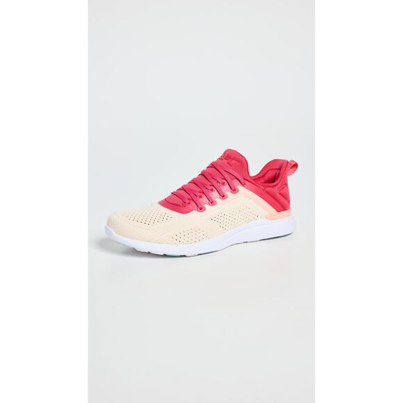 Apl Athletic Propulsion Red Textile Labs Techloom Tracer Sneakers Size 7.5 - Picture 1 of 6